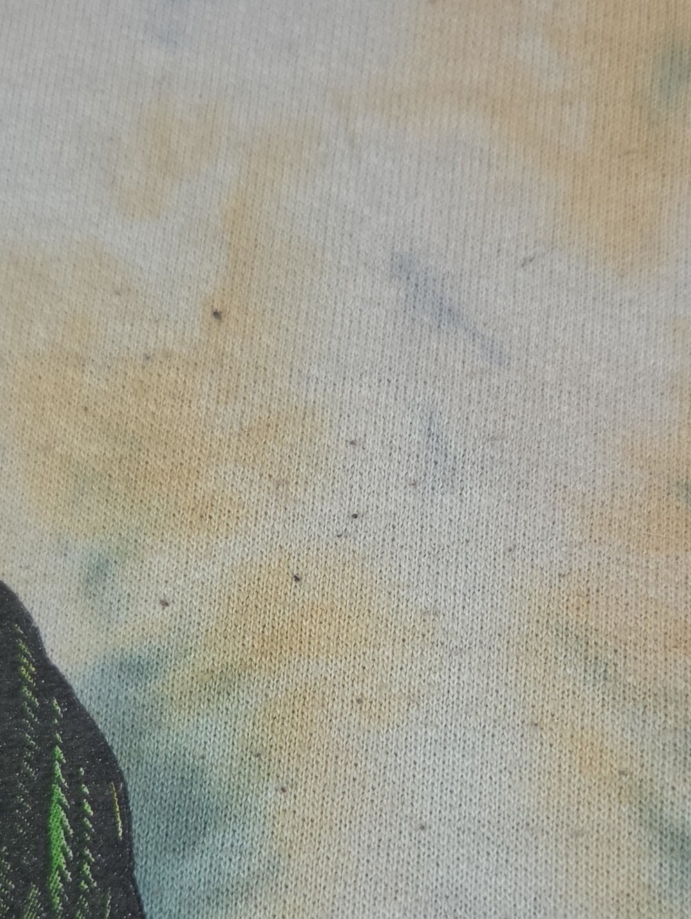 Marvel Tie-Dye Crewneck Sweatshirt - Blue & Green Graphic - Picture 4 of 8